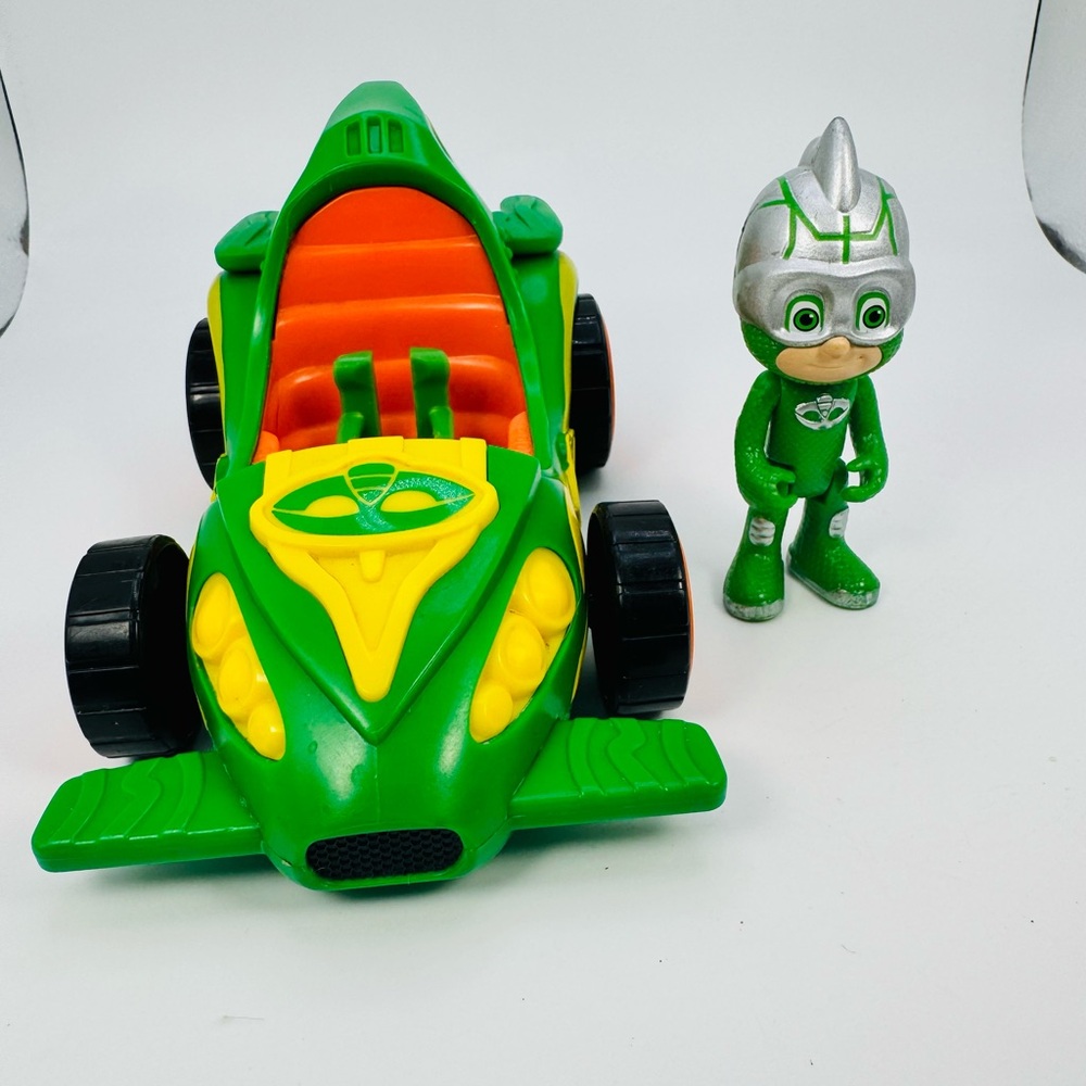 Pj Masks Gekko Mobile Vehicle And Figure Toy Lot